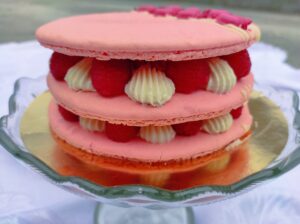 Macaron torta Valentin-napra